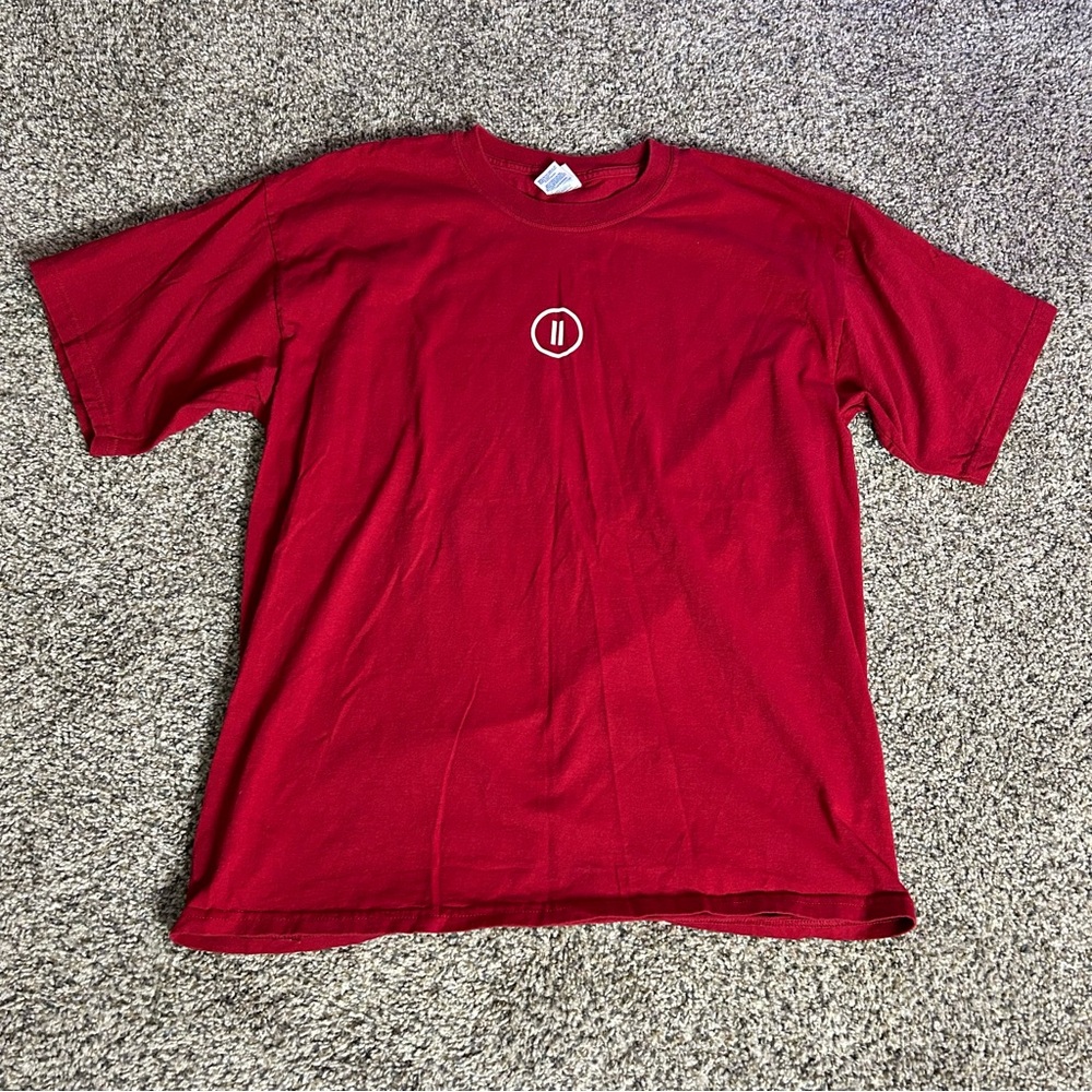 Vintage Jars Of Clay Shirt Mens XL Red Y2K Band T Grunge Punk 2000s 24:7 Concert